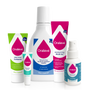 Collection of Oralieve dental products including toothpaste, mouthwash, and mouth gel on a white background.