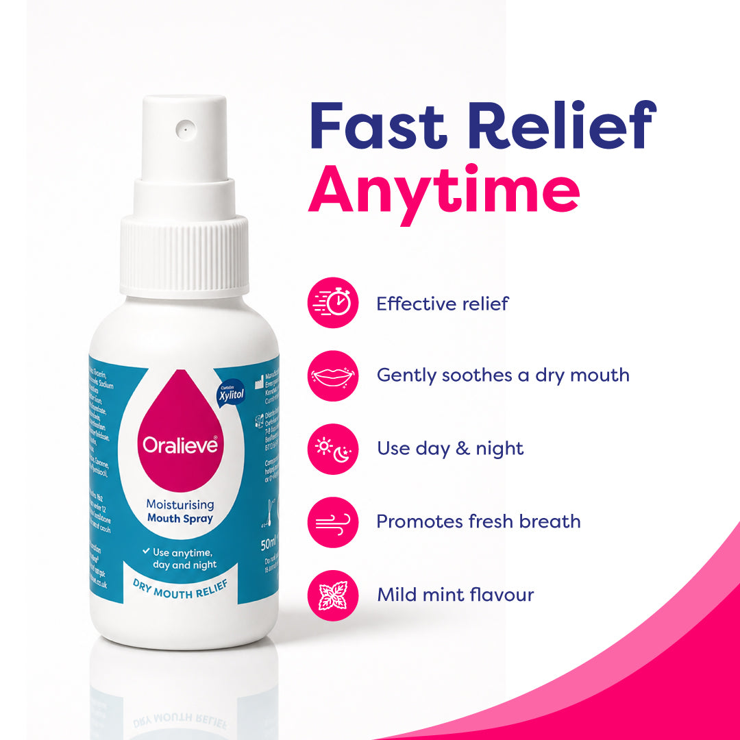Moisturising Dry Mouth Relief Spray - 50ml