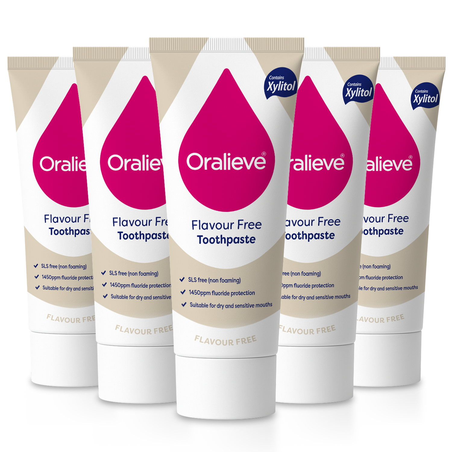 5 Pack | Flavour Free Toothpaste