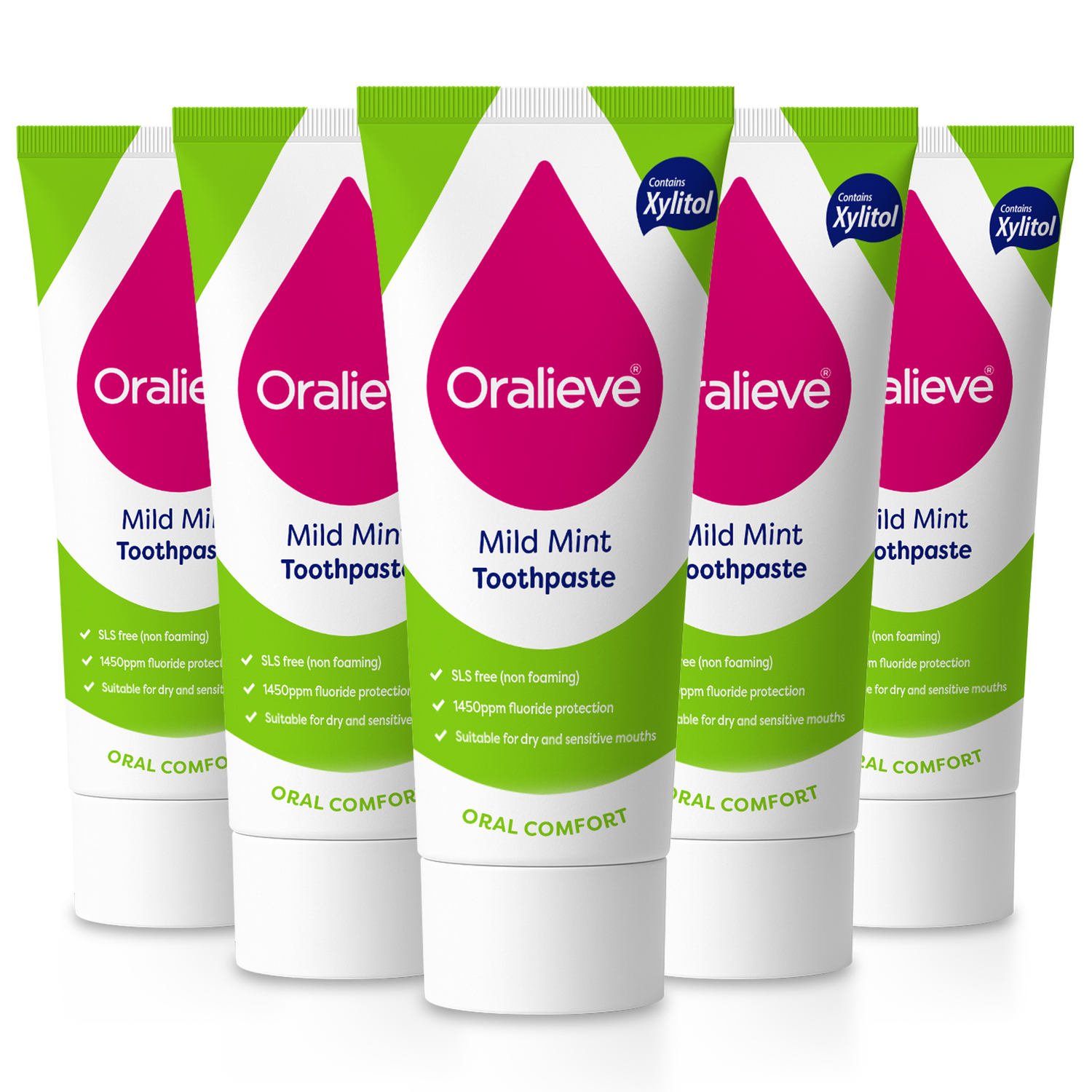 5 Pack | Ultra Mild Mint Toothpaste
